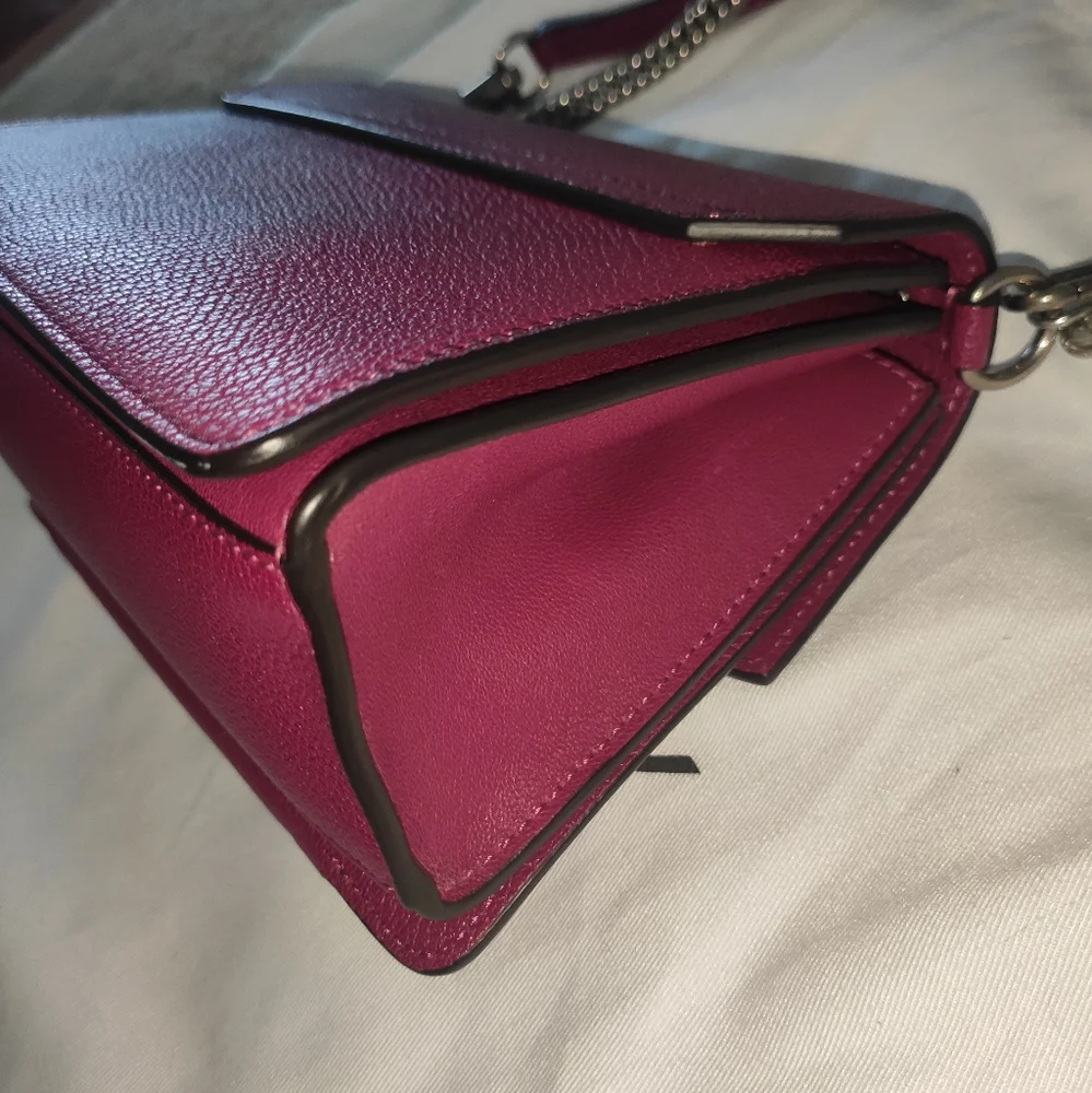 Givenchy GV3 Small Goatskin Shoulder Bag Orchid